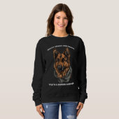 Deutscher Schäferhund für Hundehalter Sweatshirt (Vorne ganz)