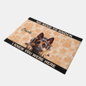 Deutscher Schäferhund Fußmatte (Schrägansicht)