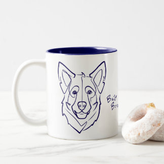 Deutscher Schäferhund, Gebaut zum Beschützen, Gebo Zweifarbige Tasse
