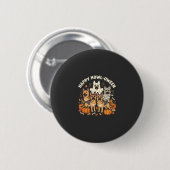 Deutscher Schäferhund Geist Halloween Heul-Oween D Button (Vorne & Hinten)