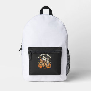 Deutscher Schäferhund Geist Halloween Howl-Oween D Bedruckter Rucksack