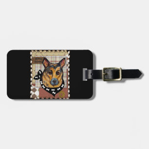 Deutscher Schäferhund Gepäckanhänger