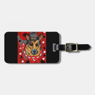 DEUTSCHER SCHÄFERHUND GEPÄCKANHÄNGER