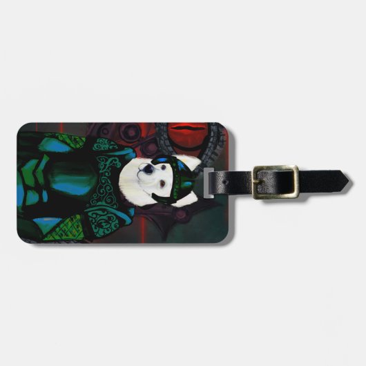 Deutscher Schäferhund Gepäckanhänger (Vorderseite horizontal)