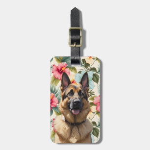 Deutscher Schäferhund-Gepäckanhänger Gepäckanhänger