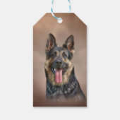 Deutscher Schäferhund Geschenkanhänger (Rückseite)