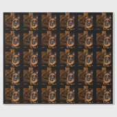 Deutscher Schäferhund Geschenkpapier (Flach)