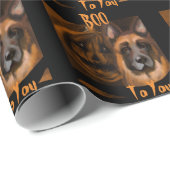 Deutscher Schäferhund Geschenkpapier (Rolleneckpunkt)