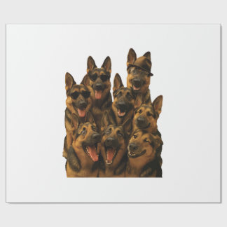 Deutscher Schäferhund Geschenkpapier