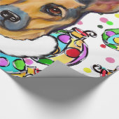 DEUTSCHER SCHÄFERHUND GESCHENKPAPIER (Ecke)
