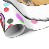 DEUTSCHER SCHÄFERHUND GESCHENKPAPIER (Rolleneckpunkt)