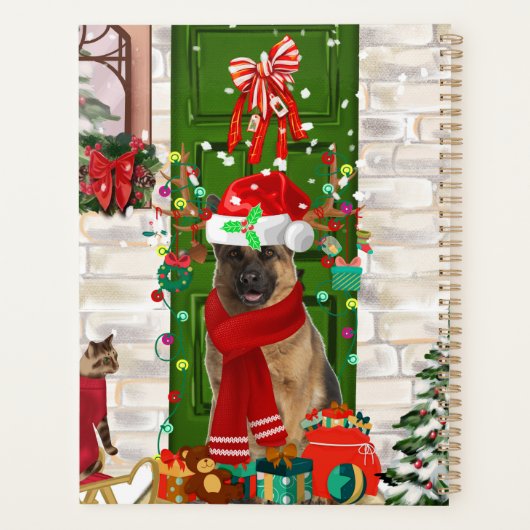 Deutscher Schäferhund-Geschenktasche Planer (Rückseite)