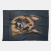 DEUTSCHER SCHÄFERHUND GESCHIRRTUCH (Horizontal)