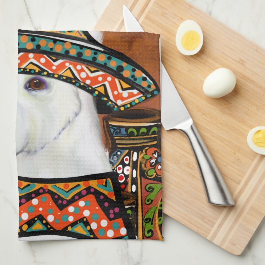 Deutscher Schäferhund Geschirrtuch (Viertel Falte)