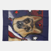 DEUTSCHER SCHÄFERHUND GESCHIRRTUCH (Horizontal)