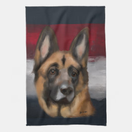 Deutscher Schäferhund Geschirrtuch