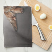 Deutscher Schäferhund Geschirrtuch (Viertel Falte)