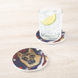 DEUTSCHER SCHÄFERHUND           GETRÄNKEUNTERSETZER