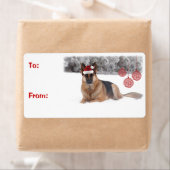 Deutscher Schäferhund Gift Labels (Insitu)