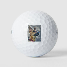 Deutscher Schäferhund Golfball