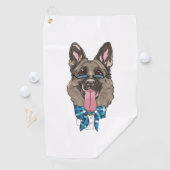 Deutscher Schäferhund Golfhandtuch (Insitu)