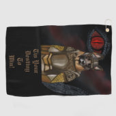 Deutscher Schäferhund Golfhandtuch (Horizontal)