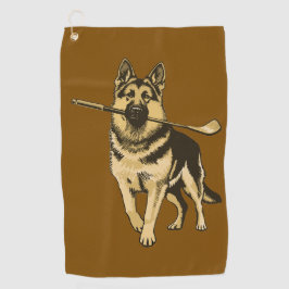Deutscher Schäferhund Golfhandtuch