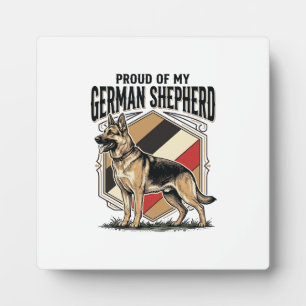 Deutscher Schäferhund Grafik Vintage Gravur Hunde Fotoplatte