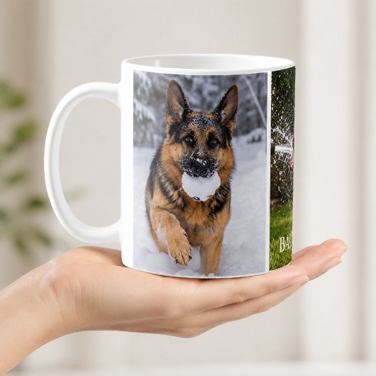 Deutscher Schäferhund GSD Foto Name Kaffeetasse