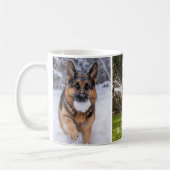 Deutscher Schäferhund GSD Foto Name Kaffeetasse (Links)