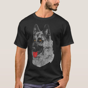 Deutscher Schäferhund GSD K9 Police Hund Mama Vate T-Shirt