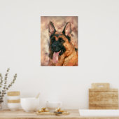 Deutscher Schäferhund - GSD Poster (Küche)