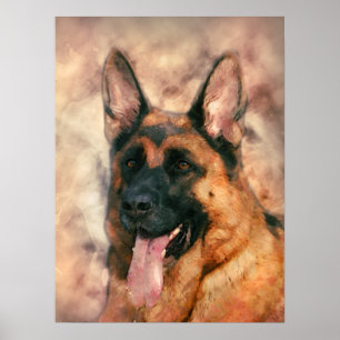 Deutscher Schäferhund - GSD Poster