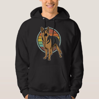 Deutscher Schäferhund GSD Vintag (3) Hoodie