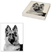 Deutscher Schäferhund Gummistempel (Stempel)