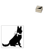 Deutscher Schäferhund Gummistempel (Stempel)