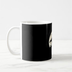 Deutscher Schäferhund Halloween Dinosaur Mond Silh Kaffeetasse