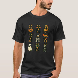 Deutscher Schäferhund Halloween Kostüm Lustiger Gr T-Shirt