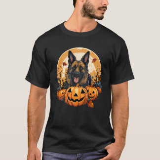 Deutscher Schäferhund Halloween T-Shirt