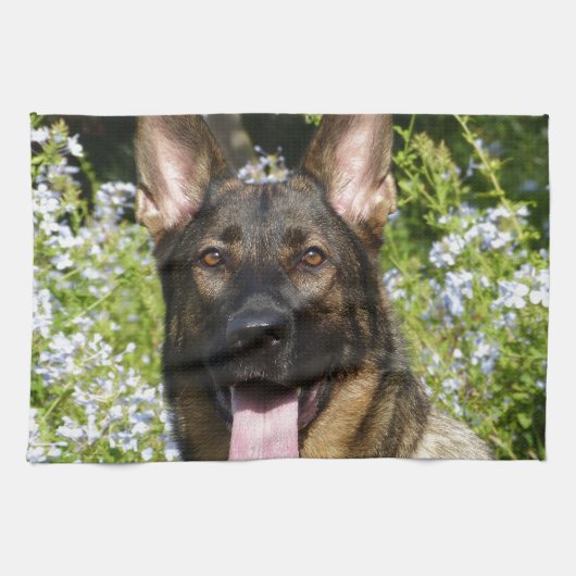 Deutscher Schäferhund Handtuch (Horizontal)