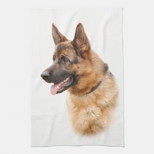 Deutscher Schäferhund Handtuch (Vertikal)