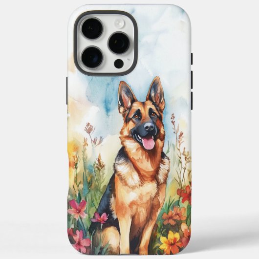 Deutscher Schäferhund - harter Fall für das Telefo Case-Mate iPhone Hülle (Rückseite)