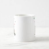 Deutscher Schäferhund hässlicher Weihnachtspullove Kaffeetasse (Mittel)