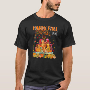 Deutscher Schäferhund Herbst Kürbis LKW-Mappe Tha T-Shirt