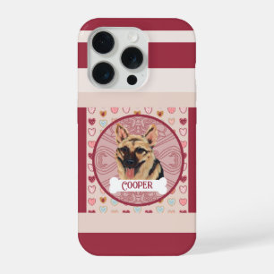 Deutscher Schäferhund Herz iPhone 11 Pro Hülle iPhone 15 Pro Hülle