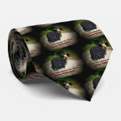 Deutscher Schäferhund Hexenhund Krawatte (Gerollt)