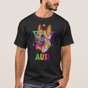 Deutscher Schäferhund Humor Shepard Tier Pun Hund  T-Shirt