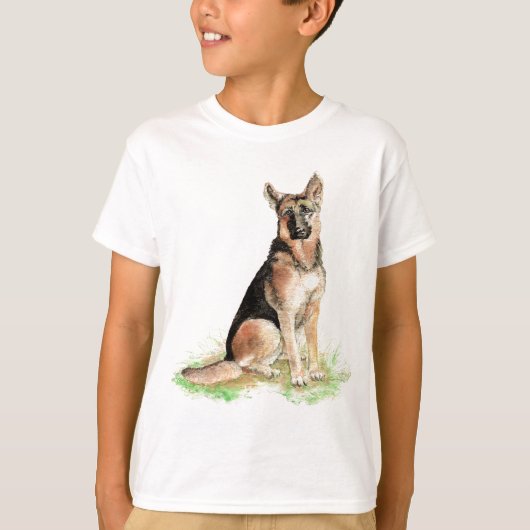 Deutscher Schäferhund, Hund, Haustier, Tier T-Shirt (Vorderseite)