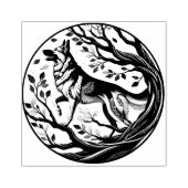 Deutscher Schäferhund Hund Kunstflora Gummistempel (Prägung)