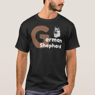 Deutscher Schäferhund Hund liebt Mama Vater Funny T-Shirt